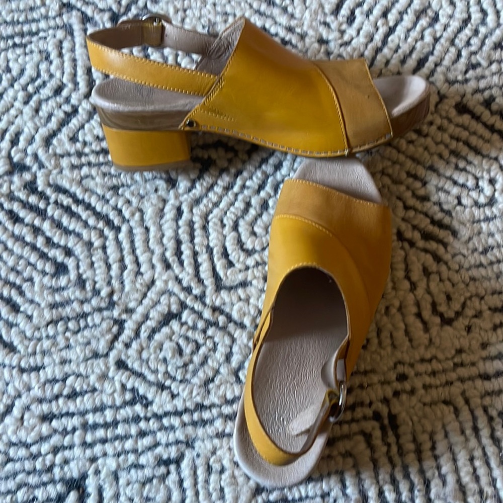Dansko open toe clogs